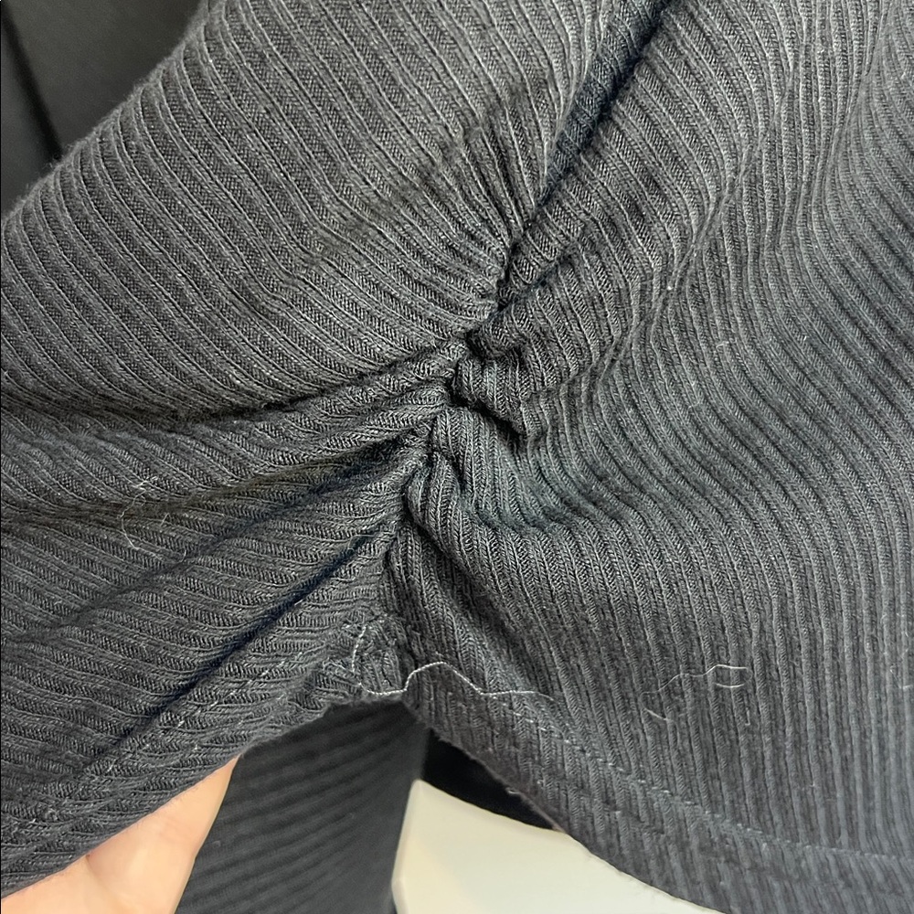 Black Draped Top - Picture 6 of 10